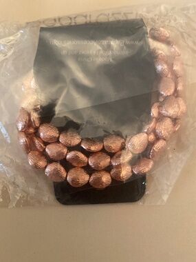 Paparazzi rose gold tone set stretch bracelets